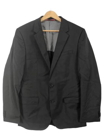 HUGO BOSS Sakko Herren Schwarz Gr. 48 M Business Elegant Klassisch