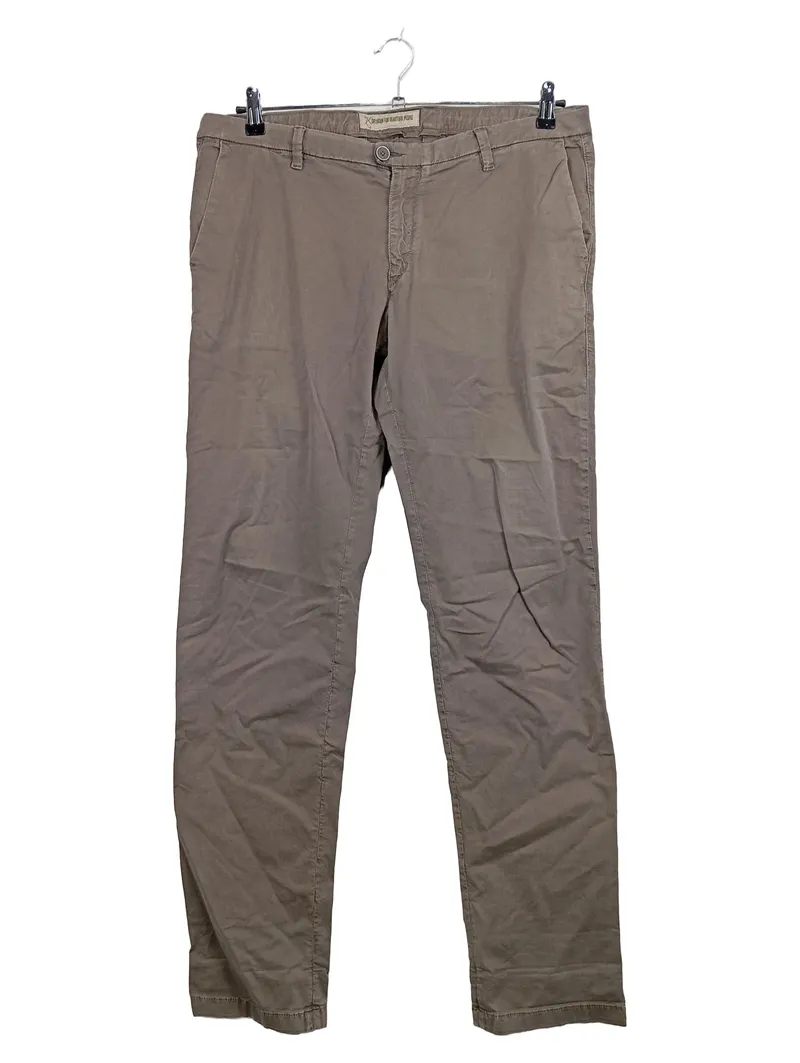 DRYKORN Herren Chino Stoffhose Beige Gr. 54 W38 Casual Baumwolle 1