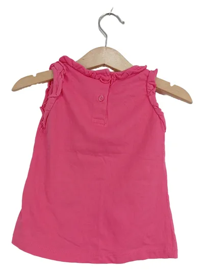 C&A Baby Club Mädchen T-Shirt Pink Gr. 86 Beach Diva Ärmellos