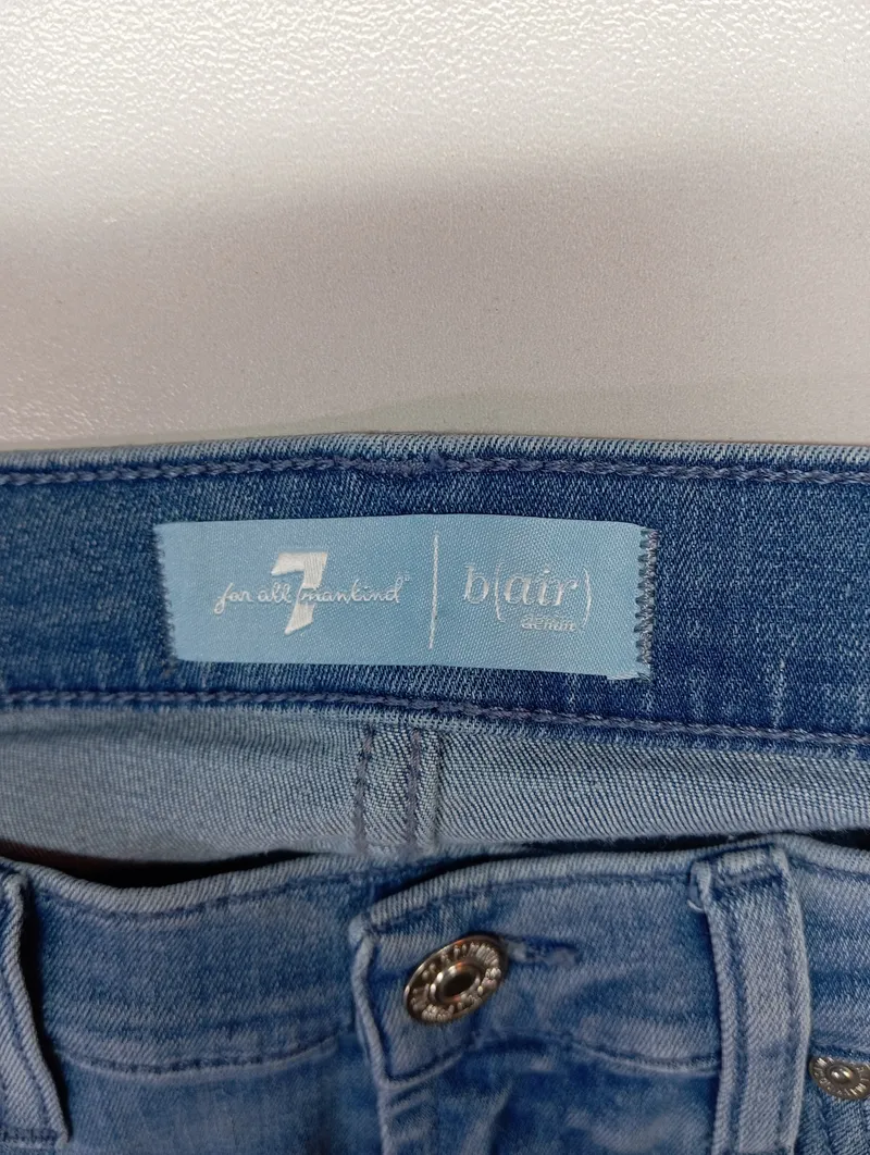 7 For All Mankind Damen Jeans Slim Fit Blau Gr. W27, 36, S 2