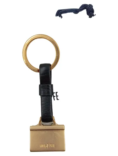 Goldpfeil Schlüsselanhänger Aktentasche Gold Lederdetails Business Herren