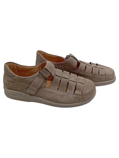 Ganter Sensitiv Herren Sandalen Leder Braun Gr. 43.5 Komfortschuhe