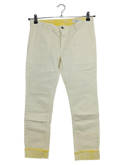 Closed Cargohose Damen Beige Gr. 34 W26 Cuffed Baumwolle Casual