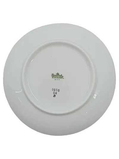 Rosenthal Unterteller Weiß Porzellan 11, 5 cm Strukturmuster Klassisch