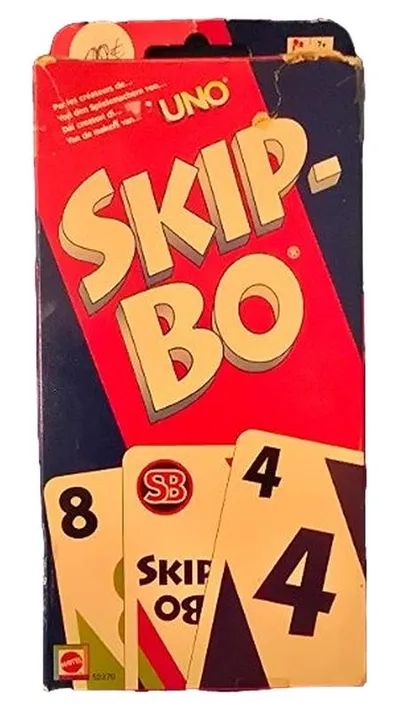 Mattel Skip-Bo Kartenspiel Gesellschaftsspiel Familienspiel