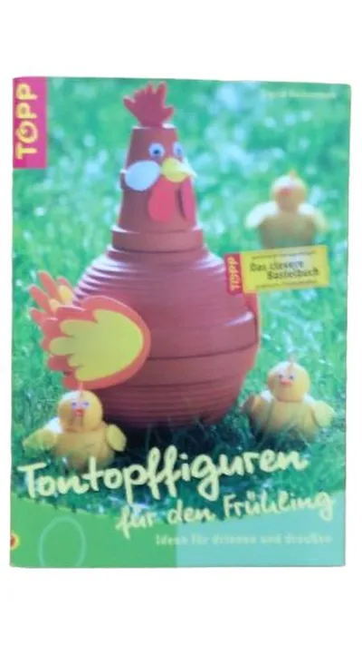 TOPP Hobbybuch Tontopffiguren für den Frühling Bastelbuch Ideen