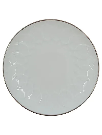 Rosenthal Essteller Fleur Weiß Porzellan 11, 5 cm Klassisch