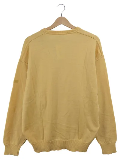 MAERZ Muenchen Herren Pullover V-Ausschnitt Gelb Gr. 52 XL Vintage