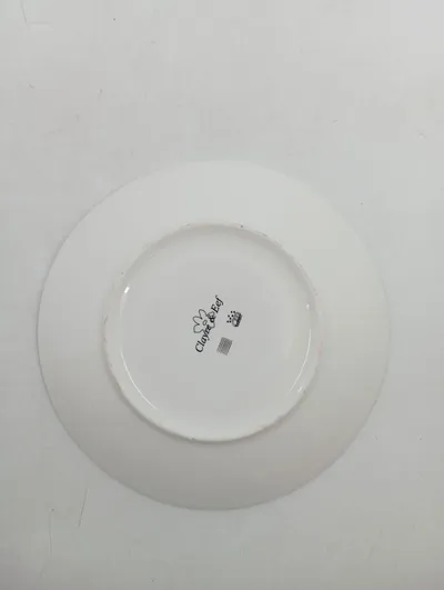 Clayre & Eef Unterteller Porzellan Weiß 15 cm Klassisch
