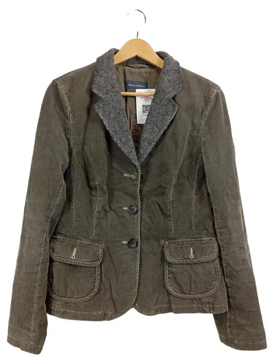 Marc O'Polo Damen Cordjacke Sakko Braun Gr. 40 Casual