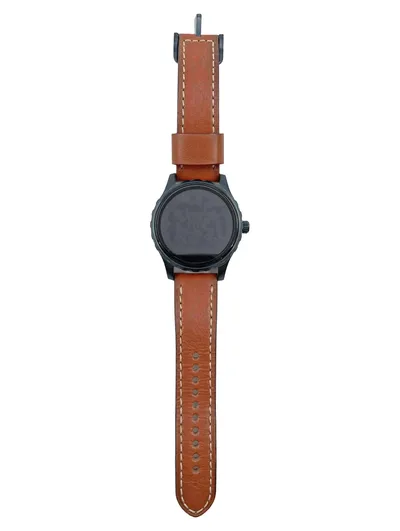 Fossil DW2a Smartwatch Herren Uhr Lederarmband Braun