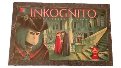 Inkognito Brettspiel Agententreff in Venedig Alex Randolph MB Spiele