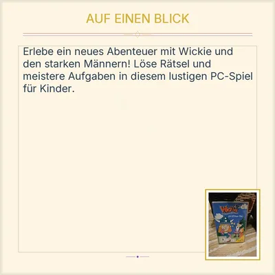 Wickie und die starken Männer: Ein schlauer Plan - Tivola PC Mac CD-ROM Spiel