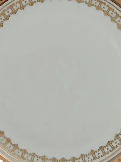 Thomas Ivory Bavaria Unterteller 11 cm Weiß Goldrand Porzellan