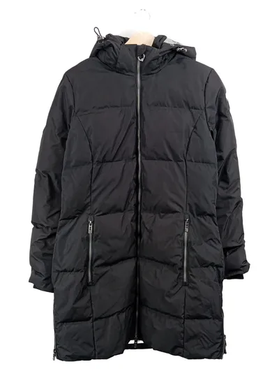 Killtec Damen Steppjacke Winterjacke Schwarz Gr. 40 L Kapuze Outdoor