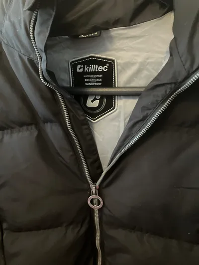 Killtec Damen Steppjacke Winterjacke Schwarz Gr. 40 L Kapuze Outdoor