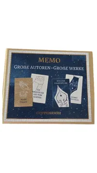 Coppenrath Memo Große Autoren Große Werke Gedächtnisspiel Literatur Klassiker 1