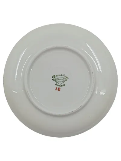 Thomas Platzteller Porzellan Weiß Goldrand Klassisch Festlich 11 cm