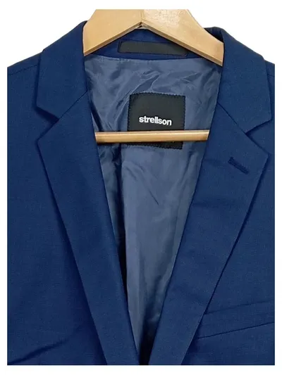 Strellson Sakko Blau Gr. 94 Klassisch Elegant Business Anlass