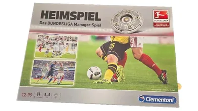 Clementoni Heimspiel Das Bundesliga Manager-Spiel Brettspiel Fußball