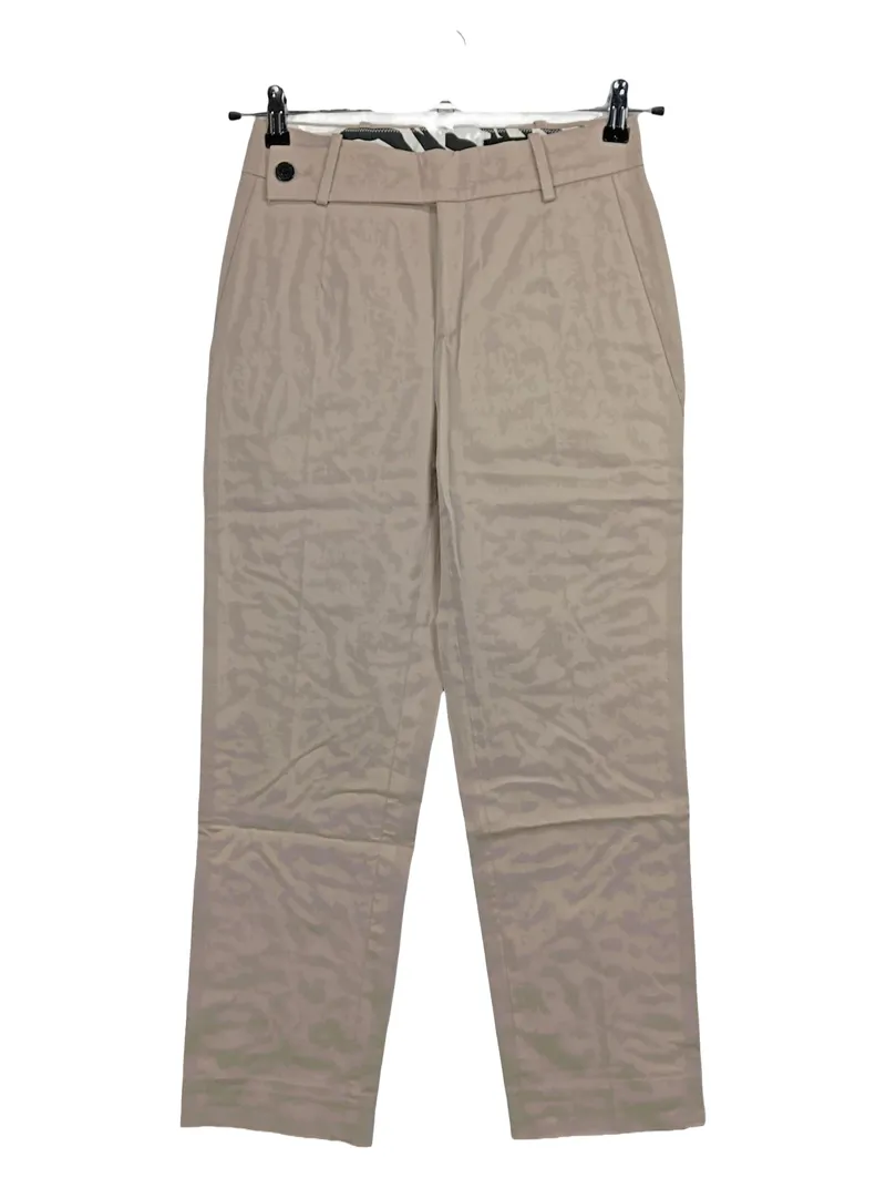 DRYKORN Damen Stoffhose Chino Bundfaltenhose Beige Gr. 38 Casual 1
