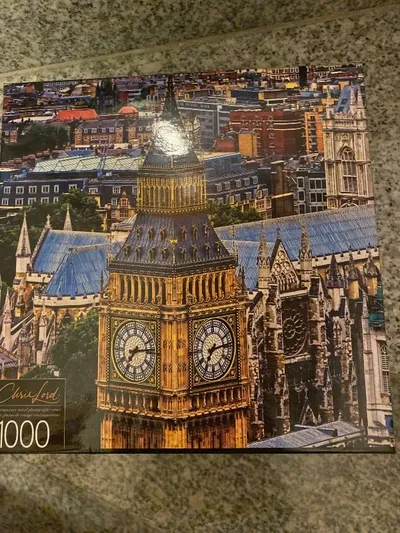 Cardinal Puzzle 1000 Teile London Big Ben Westminster Abbey Chris Lord
