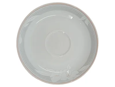 Eschenbach Unterteller Porzellan Weiß Blumenmuster Klassisch 14 cm
