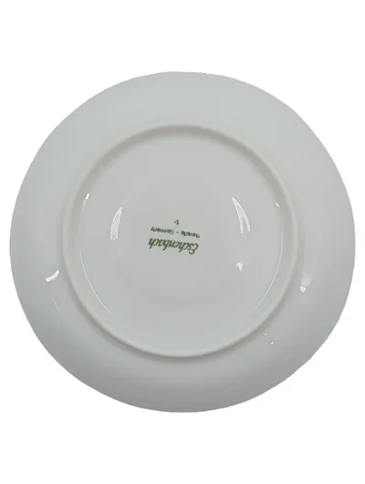 Eschenbach Unterteller Porzellan Weiß Blumenmuster Klassisch 14 cm