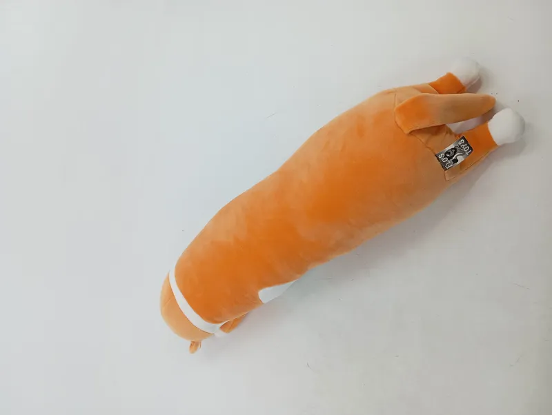 Flo's Toys Kuscheltier Corgi Lang Hund Plüschtier Kissen Orange 52 cm 2