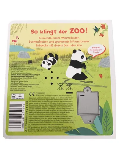 Ullmann Medien Mein Entdecker Sound Buch Zoo Wimmelbuch Kinderbuch