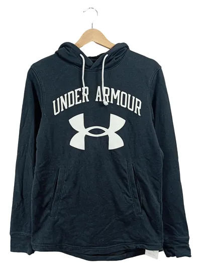 Under Armour Kapuzenpullover Hoodie Schwarz Gr. 36 S Logo-Print