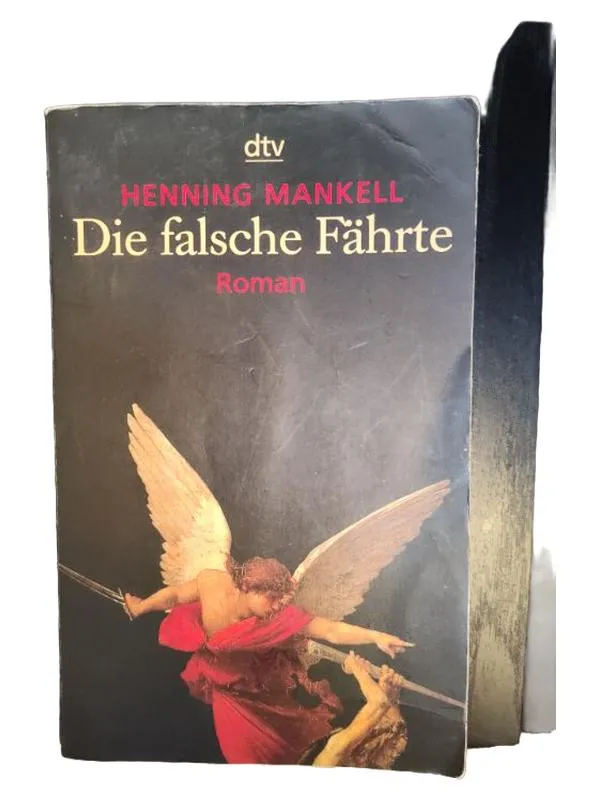 Die falsche Fährte Henning Mankell Wallander Krimi Roman dtv 1