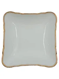 Bavaria Dekoschale Weiß Goldrand Keramik 17x5 cm Klassisch 1