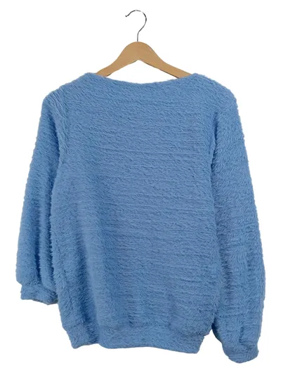 ASOS Design Damen Pullover Flauschig Blau Gr. 34 XS Casual