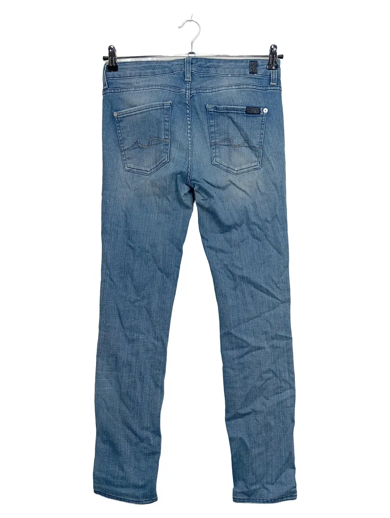 7 For All Mankind Cristen Skinny Fit Jeans Damen Blau Gr. 40 W31 2