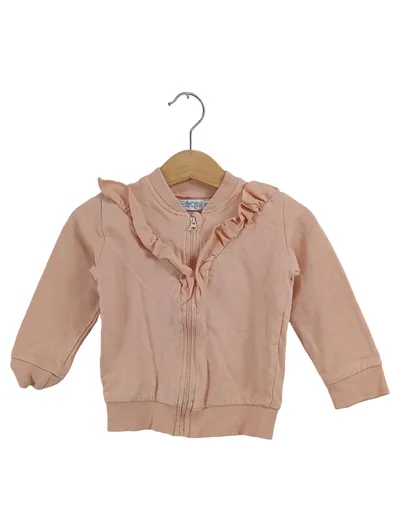 Dirkje Sweatjacke Rosa Rüschen Mädchen Gr. 80