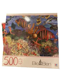 Big Ben Puzzle Unterwasserwelt Korallenriff Fische 500 Teile MB Puzzle 1