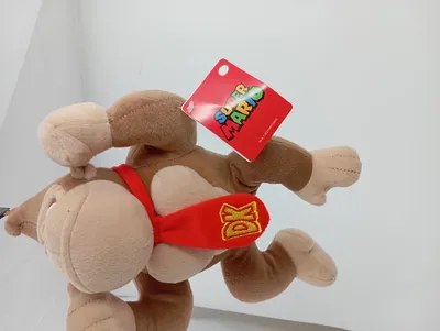 Nintendo Super Mario Donkey Kong Kuscheltier Affe Plüschtier Braun 31cm