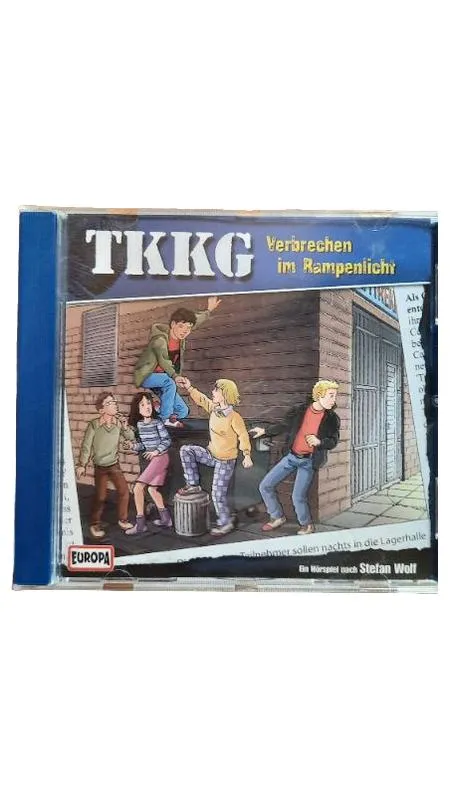 TKKG CD Verbrechen im Rampenlicht Hörspiel EUROPA Kinder 1