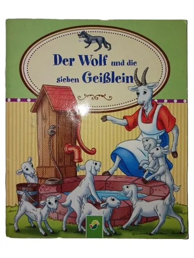 Der Wolf und die sieben Geißlein Brüder Grimm Kinderbuch Märchenbuch