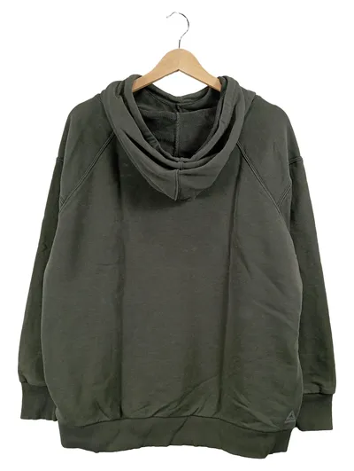 Reebok Herren Kapuzenpullover Hoodie Oliv Gr. 52 XL Logo-Print