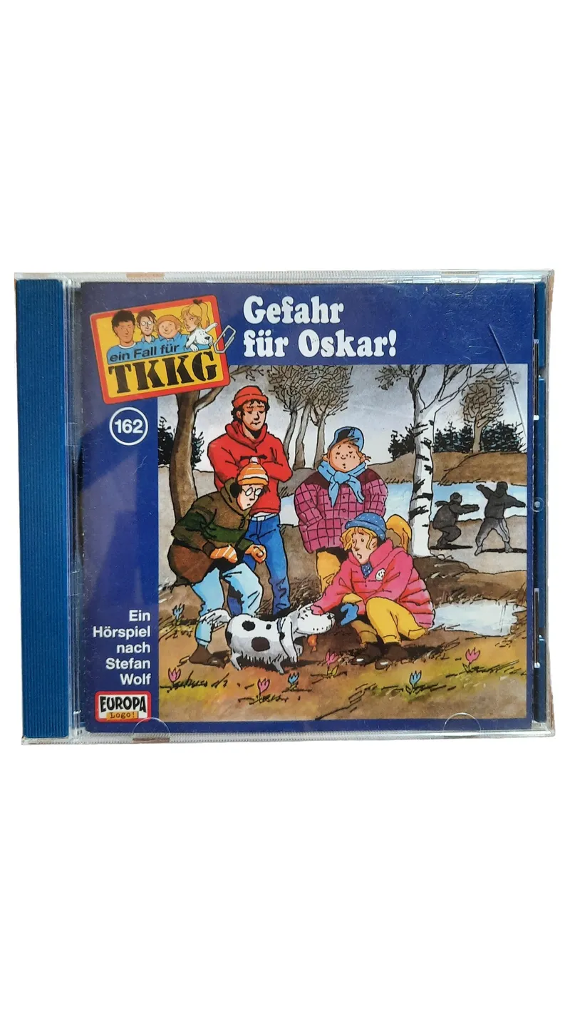 TKKG Folge 162 Gefahr für Oskar! CD Hörspiel EUROPA Kinder Detektive 1