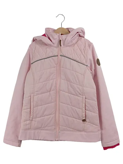 Yigga Steppjacke Kinder Mädchen Rosa Gr. 146 Kapuze