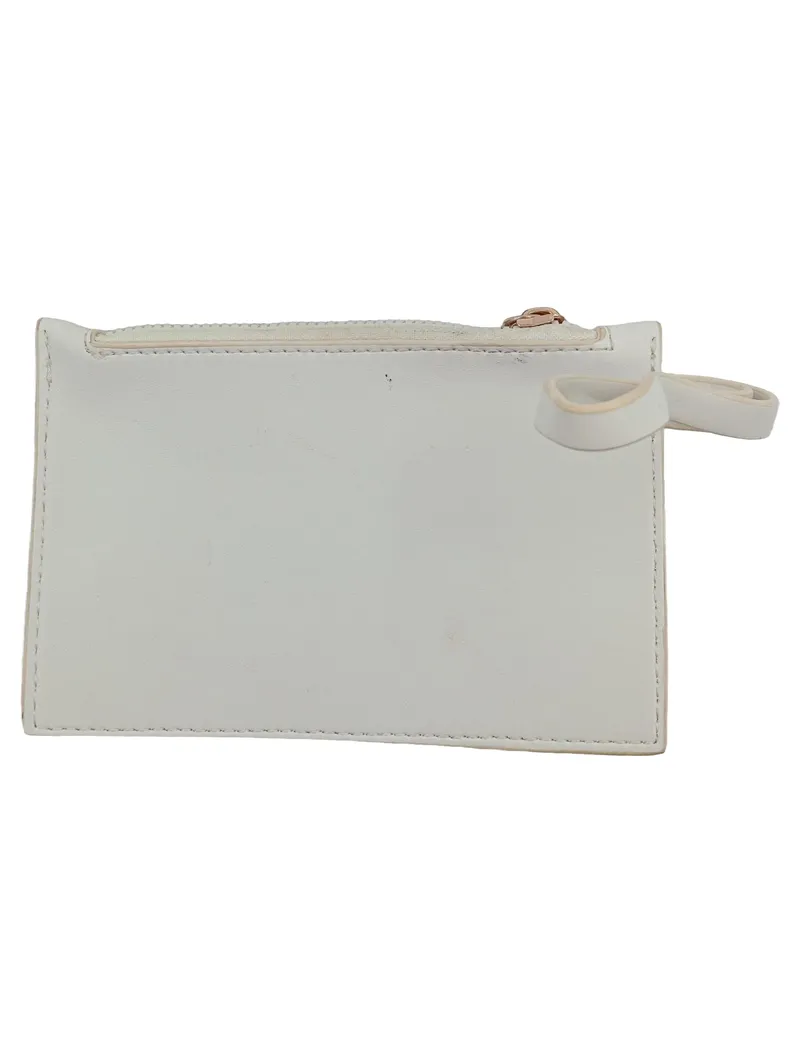Beverly Hills Polo Club Damen Clutch Weiß Polyurethan 15x10cm Handgelenktasche 2