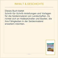 Workshop Seidenmalerei Landschaften Augustus Verlag Hobbybuch Basteln Vorlagen 3