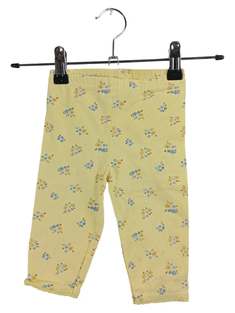 Disney Baby Mädchen Stoffhose Hose Gelb Blumenmuster Gr. 86 1