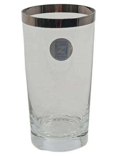 SCHOTT ZWIESEL Trinkglas Wasserglas mit Platinrand Transparent 300ml 12cm
