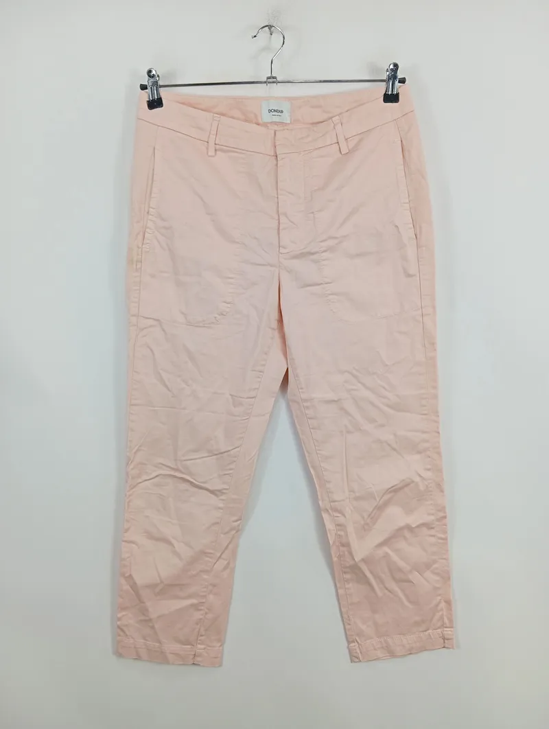 Dondup Damen Stoffhose Chino Rosa Gr. 40 W31 L25 Casual 2