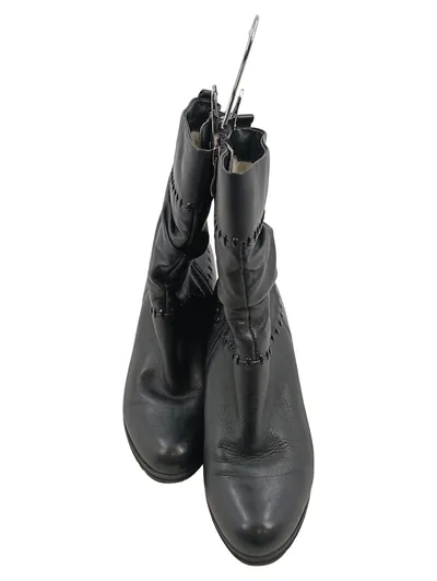 Caprice Stiefelette Damen Leder Schwarz Gr. 36.5 Absatz 9 cm
