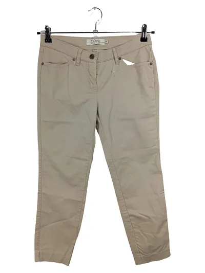 TONI Perfect Shape Damen Hose Beige Gr. 38 Straight Leg Chino